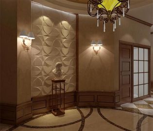 3D modificado para requisitos particulares texturizó los paneles de pared que se casaban el papel de empapelar de la decoración del hotel