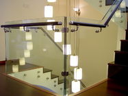 vidrio moderado seguridad de 8mm+1.14PVB+8m m, vidrio laminado del claro para las verjas de la escalera