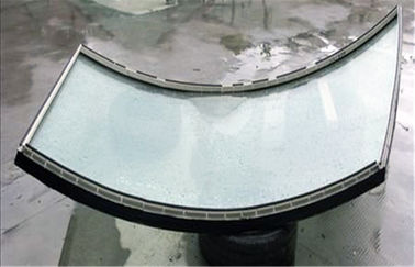 Vidrio moderado aislado curvado arquitectónico 19m m con el marco de aluminio
