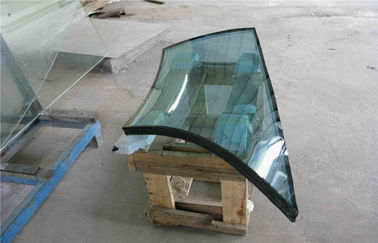Vidrio moderado aislado curvado arquitectónico 19m m con el marco de aluminio