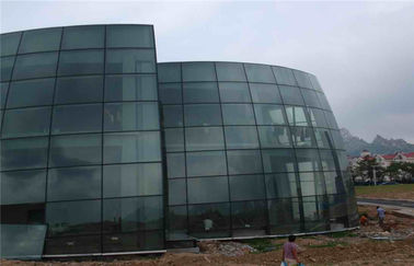 Vidrio moderado aislado curvado arquitectónico 19m m con el marco de aluminio
