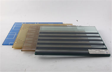 los paneles de cristal decorativos de 10m m, hojas de cristal coloreadas de la impresión de pantalla de seda