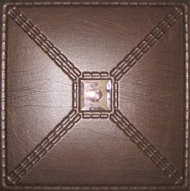 Recubrimiento de paredes coreano grabado en relieve de pared 3D del arte del panel de la decoración moderna interior del hogar