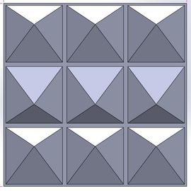 Papel pintado decorativo de acrílico de los paneles de pared de la decoración 3D de la pared del multicolor a prueba de humedad y respetuoso del medio ambiente
