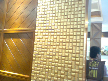 Pared decorativa casera moderna del tablero de la pared del PVC 3D de la cocina/del cuarto de baño que artesona el efecto 3D