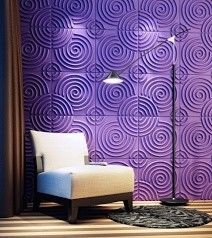 Los paneles de pared decorativos caseros de la decoración 3D dan área del anuncio publicitario de la pintura