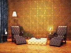Los paneles de pared decorativos caseros de la decoración 3D dan área del anuncio publicitario de la pintura