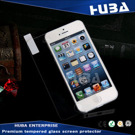 película de cristal moderada real de la gafa de seguridad de los protectores de la pantalla 8-9H para el iphone 5 5s 5c