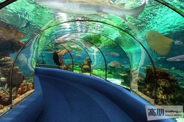 Hoja de acrílico fluorescente lechosa de la piscina PMMA del acuario, los paneles claros del plexiglás